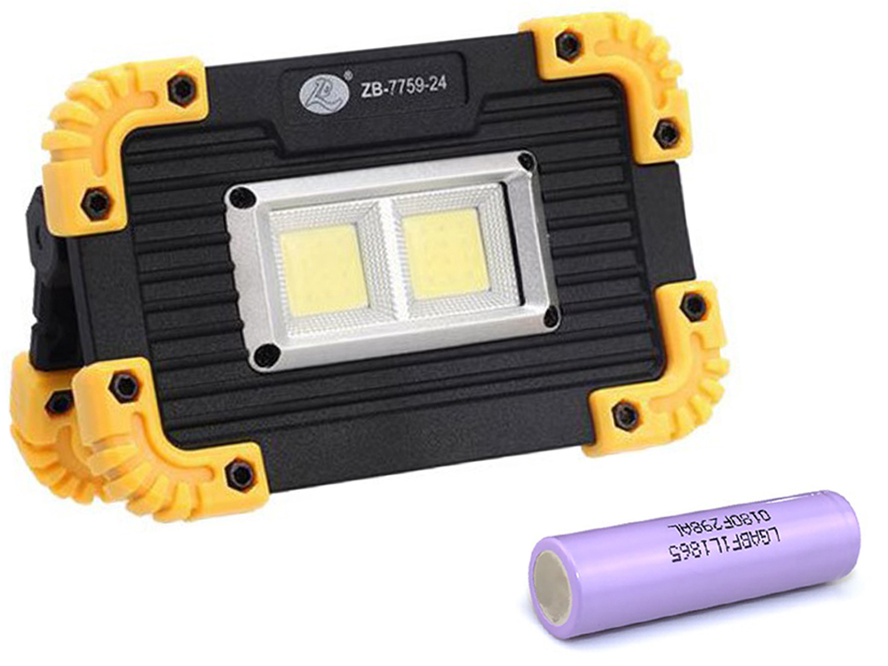 Светодиодный прожектор BauTech ZB-7759-24-2COB, ЗУ microUSB + Оригинальный аккумулятор LG 18650 Желтый (1006-972-00)
Светодиодный прожектор BauTech ZB-7759-24-2COB, ЗУ microUSB + Оригинальный аккумулятор LG 18650 Желтый (1006-972-00)