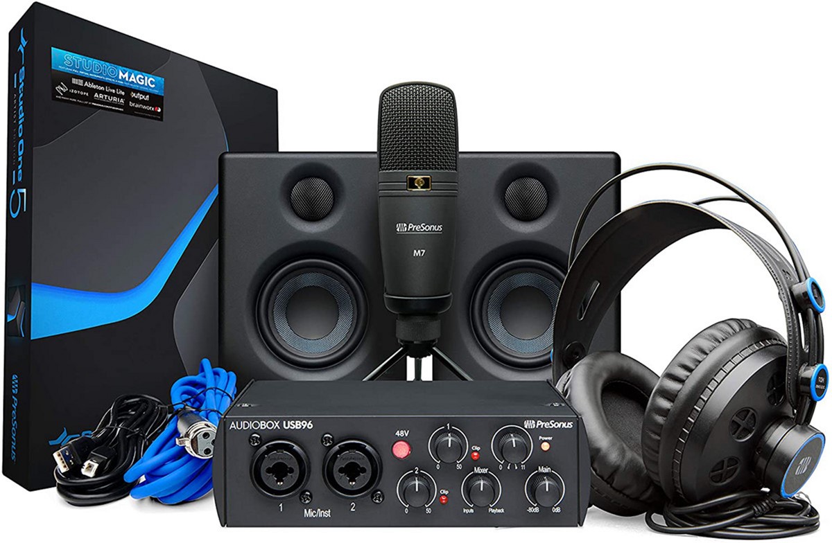 Аудиоинтерфейс PreSonus AudioBox USB 96 Studio Ultimate 25th Anniversary Edition Bundle (230842)
Аудиоинтерфейс PreSonus AudioBox USB 96 Studio Ultimate 25th Anniversary Edition Bundle (230842)