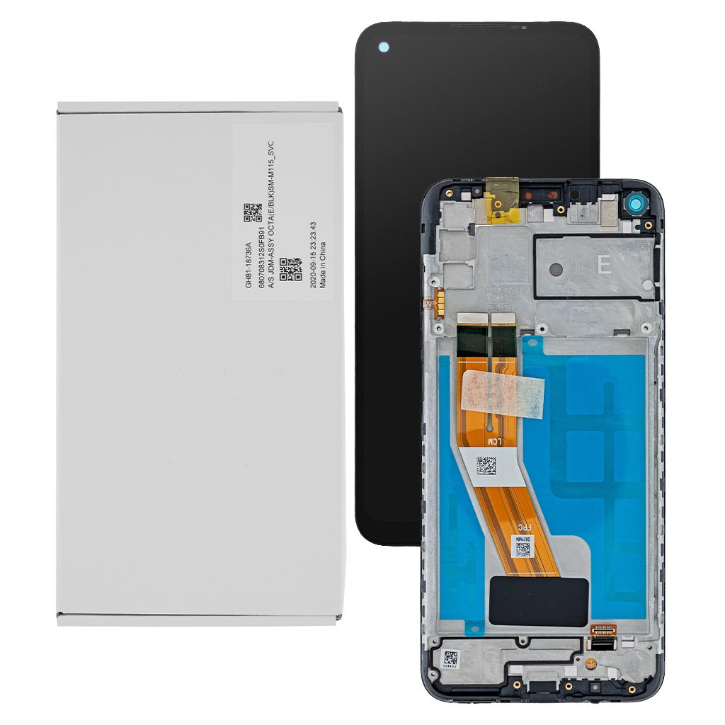 Дисплей Samsung M115 Galaxy M11 2020, GH81-18736A, с тачскрином, рамкой, Original
Дисплей Samsung M115 Galaxy M11 2020, GH81-18736A, с тачскрином, рамкой, Original