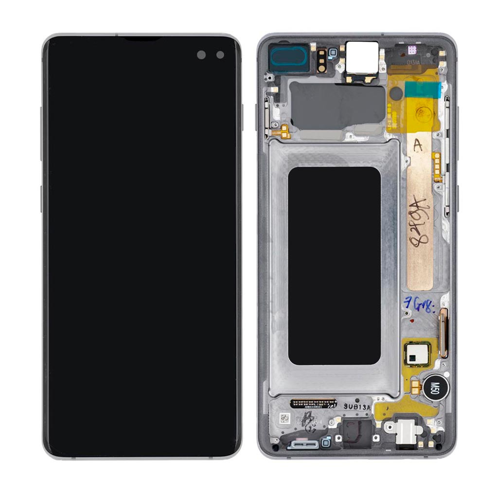 Дисплей Samsung G975 Galaxy S10 Plus, GH82-18849A, с тачскрином, с рамкой, Original, Black
Дисплей Samsung G975 Galaxy S10 Plus, GH82-18849A, с тачскрином, с рамкой, Original, Black