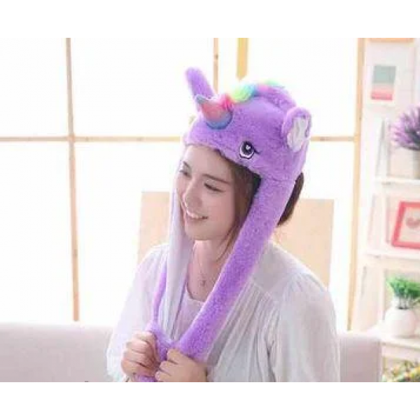 Светящаяся шапка BIT Единорог toys soft toys with led с двигающими ушками шапка с Led подсветкой фиолет размер М
Светящаяся шапка BIT Единорог toys soft toys with led с двигающими ушками шапка с Led подсветкой фиолет размер М
