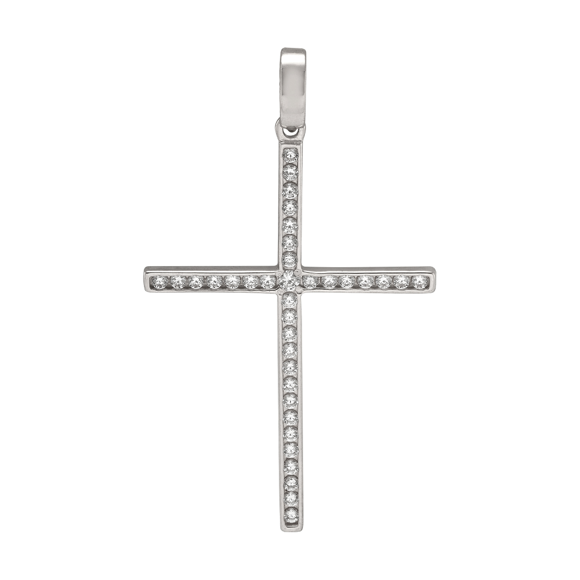 Нательный литой крестик из родированного серебра с фианитами Tango Jewellery Company 260030С
Нательный литой крестик из родированного серебра с фианитами Tango Jewellery Company 260030С