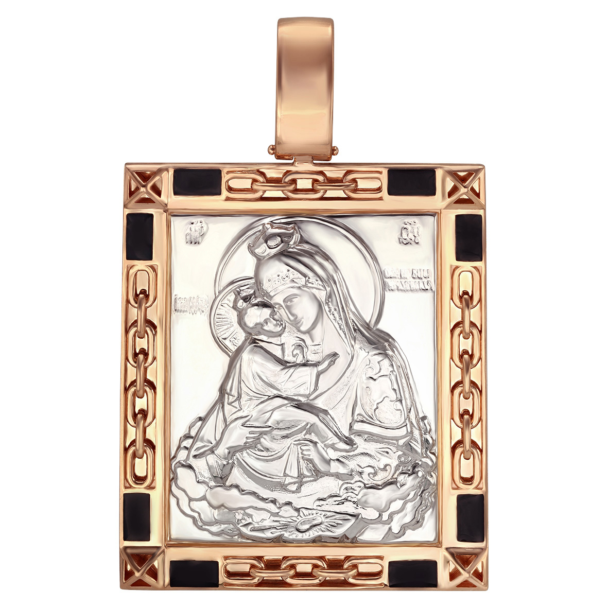 Золотая ладанка "Почаевская икона Божией Матери" с эмалью Tango Jewellery Company 140226Е
Золотая ладанка "Почаевская икона Божией Матери" с эмалью Tango Jewellery Company 140226Е