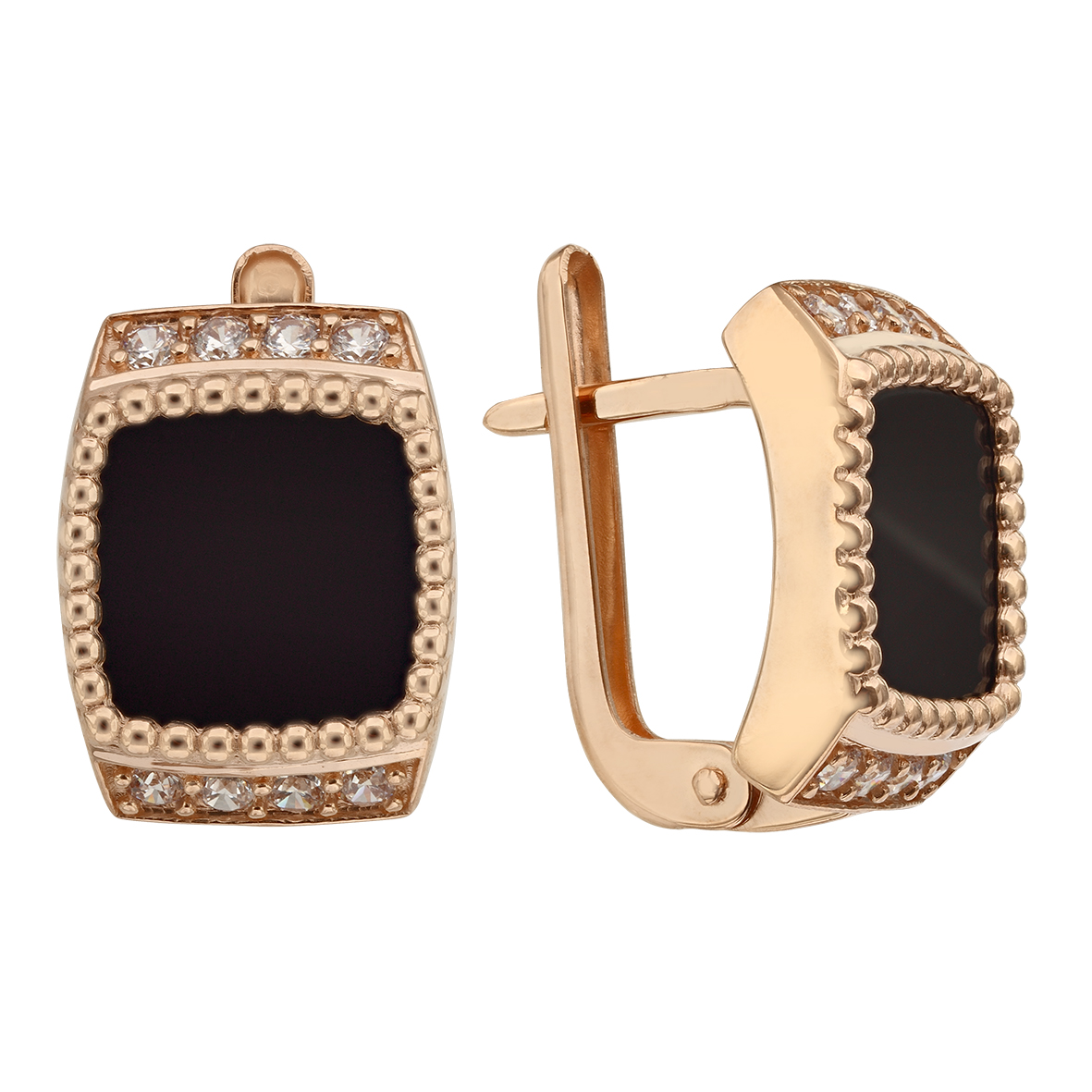 Золотые серьги с агатом (ониксом)/перламутром и фианитами Tango Jewellery Company 449722
Золотые серьги с агатом (ониксом)/перламутром и фианитами Tango Jewellery Company 449722