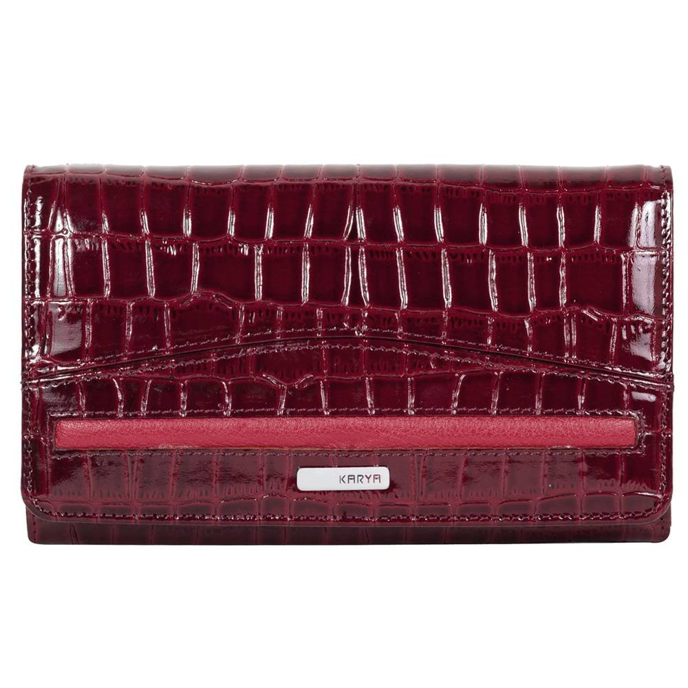Кошелек женский из лакированной кожи Karya 1139-08
Кошелек женский из лакированной кожи Karya 1139-08