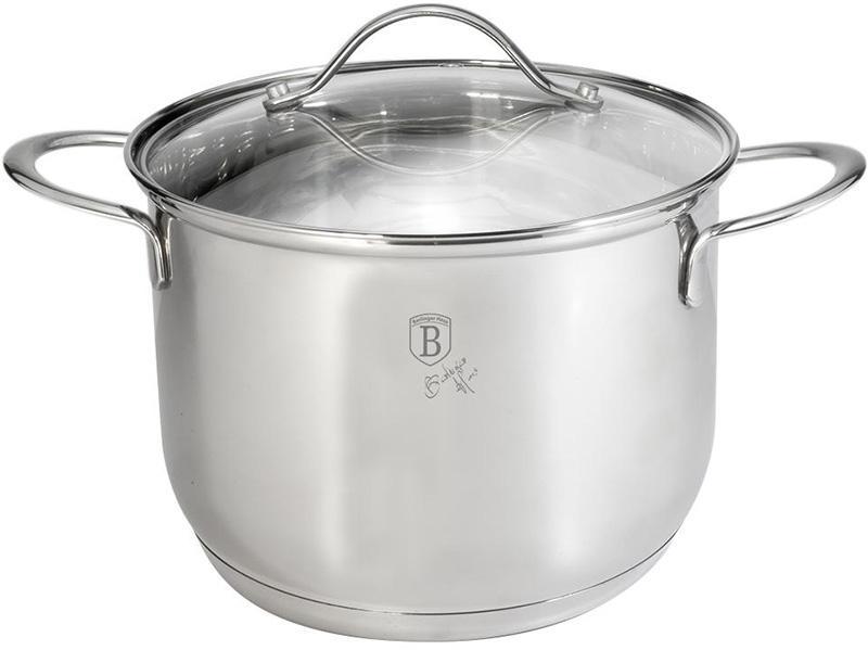 Кастрюля Berlinger Haus Silver Jewellery 12.5л Ø28х21.5см из нержавеющей стали со стеклянной крышкой
Кастрюля Berlinger Haus Silver Jewellery 12.5л Ø28х21.5см из нержавеющей стали со стеклянной крышкой