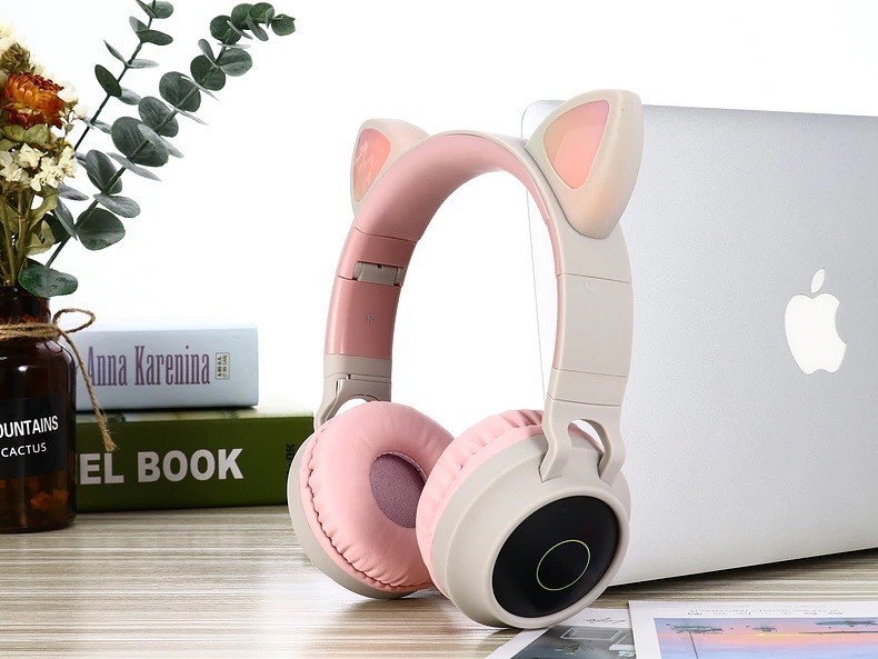 Беспроводные Bluetooth наушники ушки Cat Ear VZV 850M с LED подсветкой Серо-розовый
Беспроводные Bluetooth наушники ушки Cat Ear VZV 850M с LED подсветкой Серо-розовый