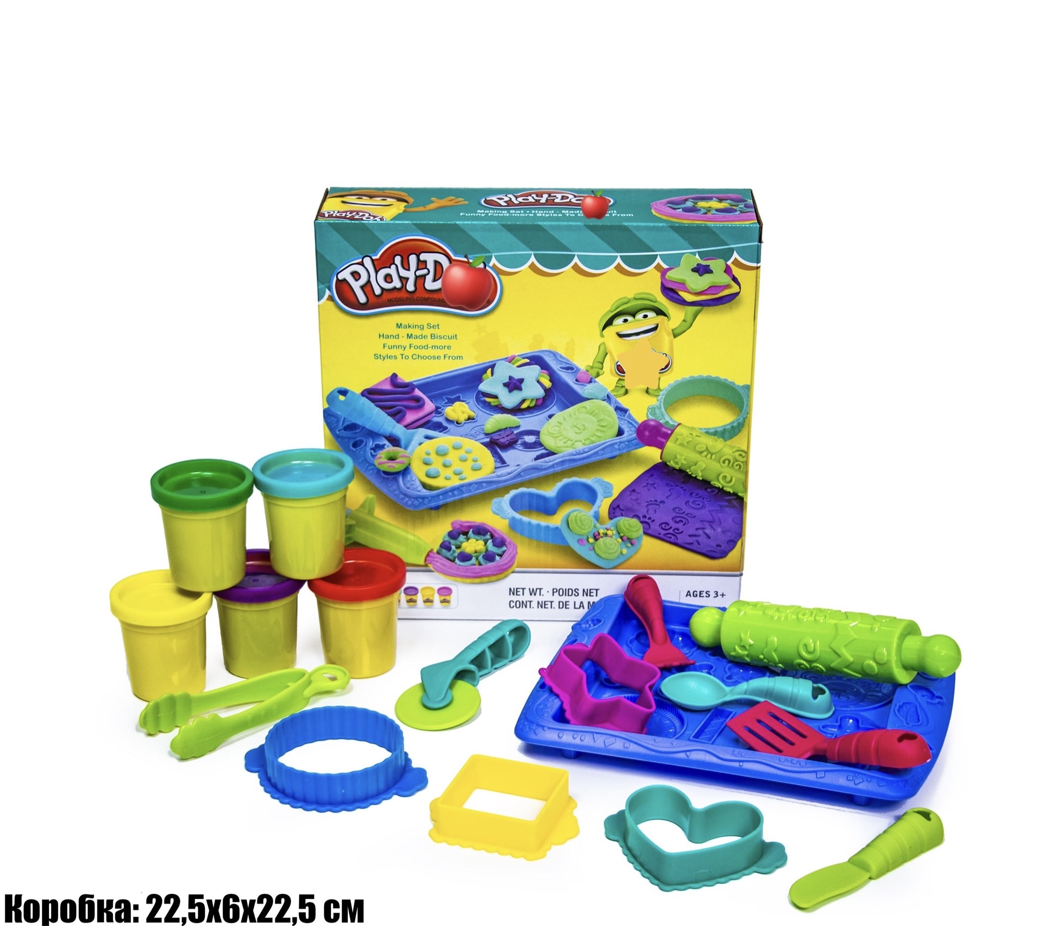 Набор для творчества лепки Fanny Food Выпекаем печенье ( тесто пластелин) XS0307 Toys Factory
Набор для творчества лепки Fanny Food Выпекаем печенье ( тесто пластелин) XS0307 Toys Factory