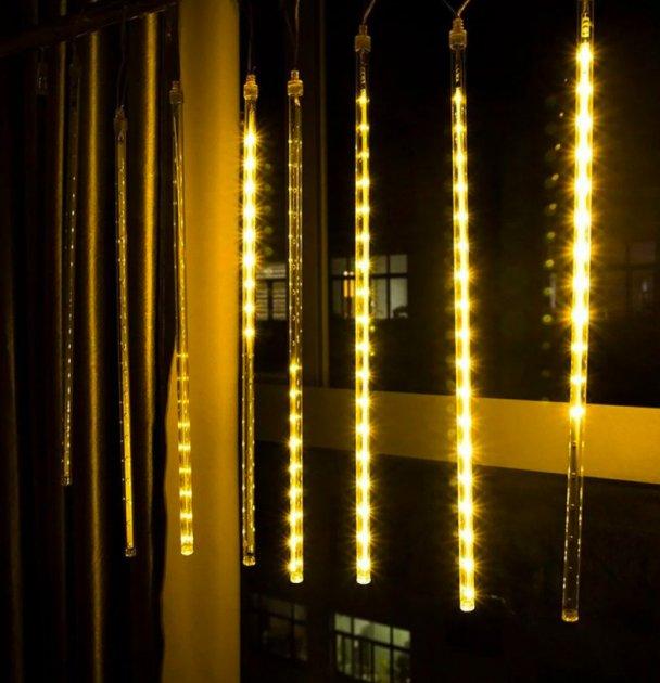 Тающая светодиодная гирлянда новогодняя гирлянда LED "Сосулька" 50см 8шт Тепло-белое свечение
Тающая светодиодная гирлянда новогодняя гирлянда LED "Сосулька" 50см 8шт Тепло-белое свечение