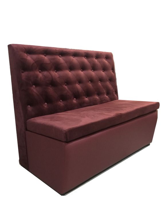 Диван для кафе, барів и офіса , салона краси Pera Romb Plus burgundy MebliPoint 120 cm
Диван для кафе, барів и офіса , салона краси Pera Romb Plus burgundy MebliPoint 120 cm