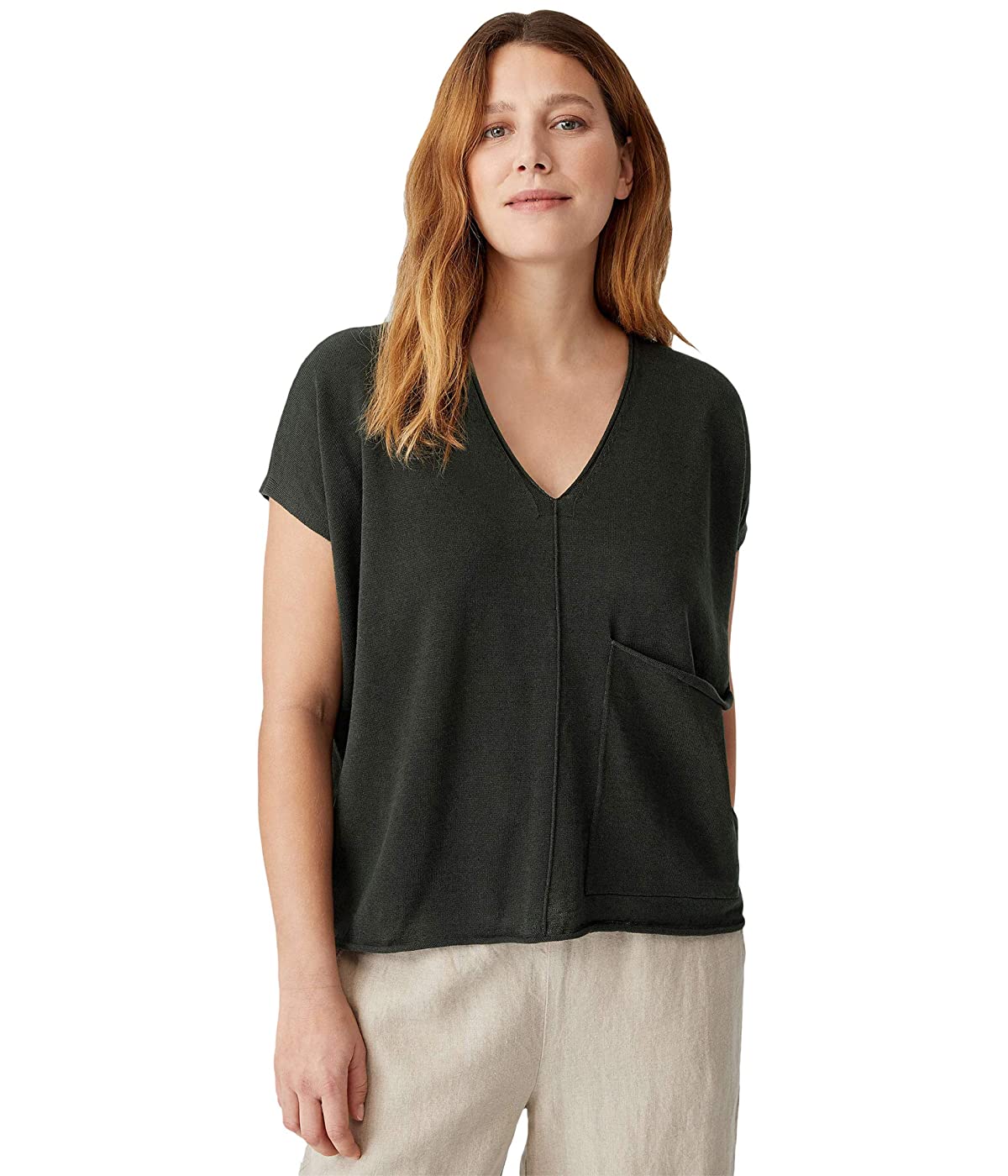 Футболка Eileen Fisher V-Neck Sleeveless Box Top in Organic Linen Cotton Seaweed, M (46)
Футболка Eileen Fisher V-Neck Sleeveless Box Top in Organic Linen Cotton Seaweed, M (46)