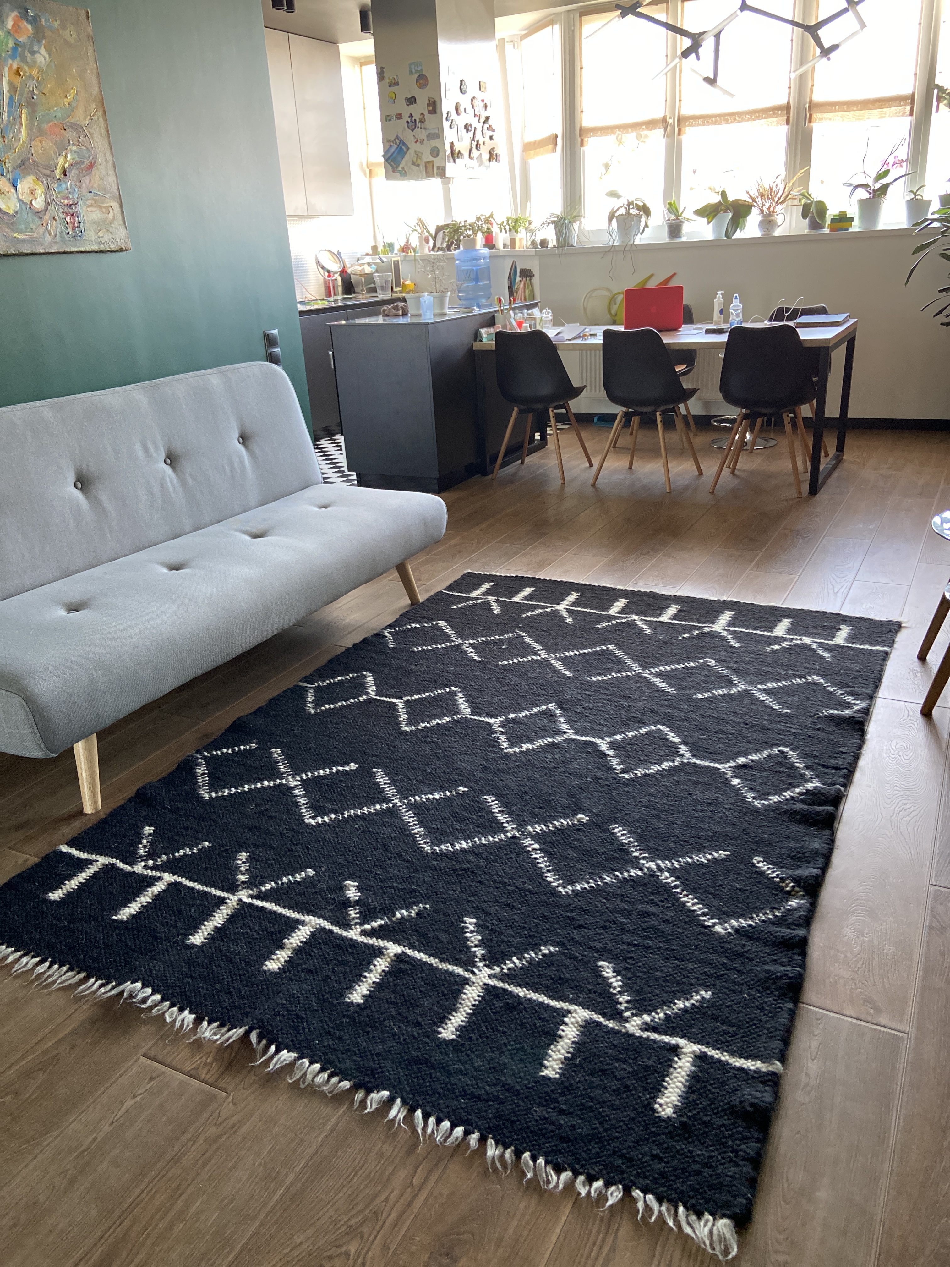 Ковер шерстяной ручной работы Fully Wooly Племя 70х100 см черный серый синий белый скандинавский
Ковер шерстяной ручной работы Fully Wooly Племя 70х100 см черный серый синий белый скандинавский