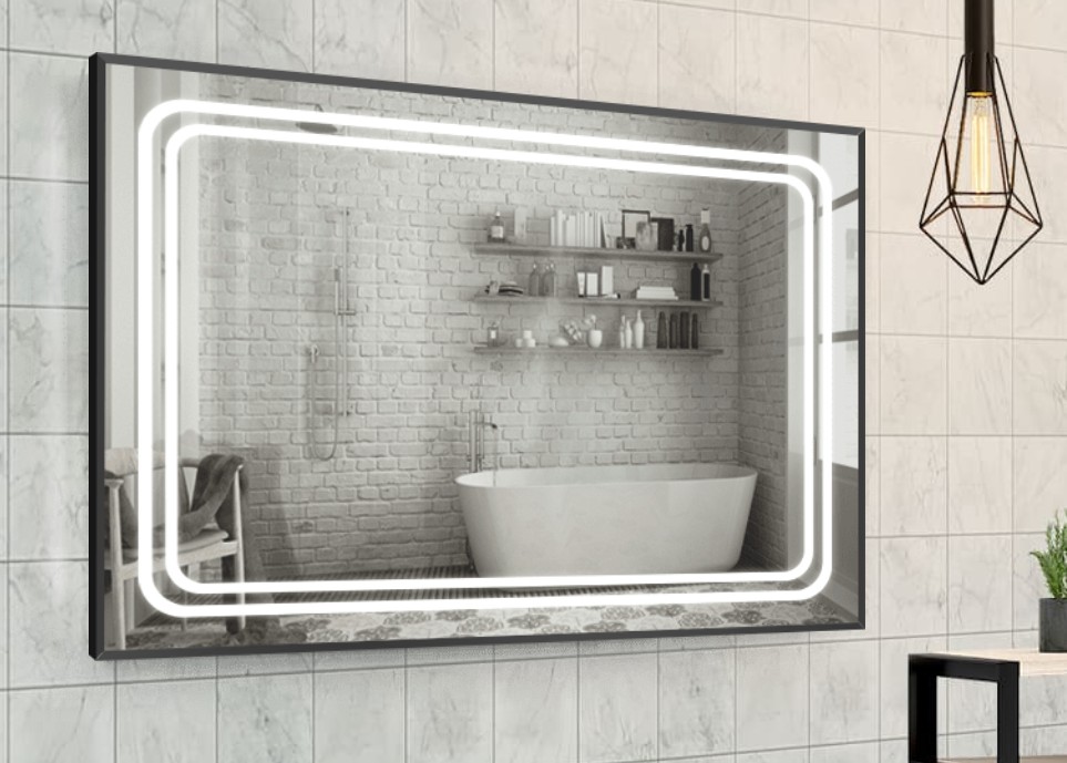 Зеркало в алюминиевой раме c LED подсветкой Smart Mirror сенсорное Fano-R 60 x 50 см Прямоугольное
Зеркало в алюминиевой раме c LED подсветкой Smart Mirror сенсорное Fano-R 60 x 50 см Прямоугольное