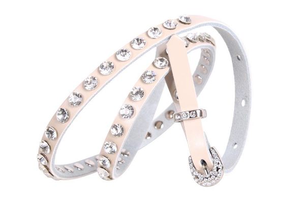 Кожаный женский ремешок со стразами 100 см. D-Belts S0677 бежевый (100 см х 1 см)
Кожаный женский ремешок со стразами 100 см. D-Belts S0677 бежевый (100 см х 1 см)