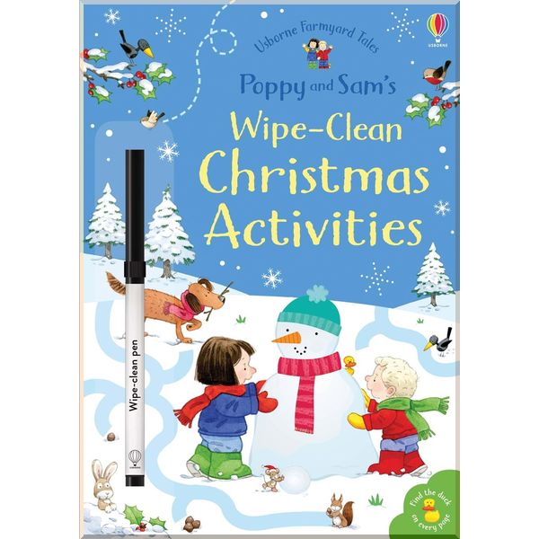 Usborne Poppy and Sam's Wipe-Clean Christmas Activities. Sam Taplin. ISBN:9781474962599
Usborne Poppy and Sam's Wipe-Clean Christmas Activities. Sam Taplin. ISBN:9781474962599