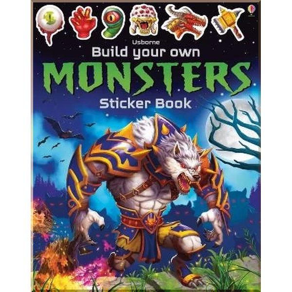 Usborne Build Your Own Monsters Sticker Book. Gong Studios Simon Tudhope. ISBN:9781409598435
Usborne Build Your Own Monsters Sticker Book. Gong Studios Simon Tudhope. ISBN:9781409598435