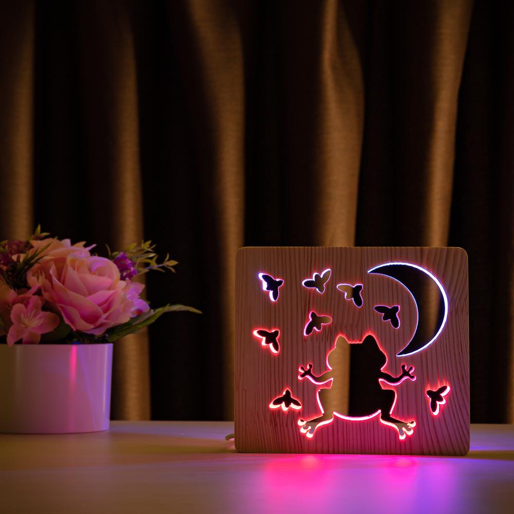 Светильник ночник ArtEco Light из дерева LED "Лягушка и сверчки" с пультом и регулировкой цвета, двойной RGB
Светильник ночник ArtEco Light из дерева LED "Лягушка и сверчки" с пультом и регулировкой цвета, двойной RGB