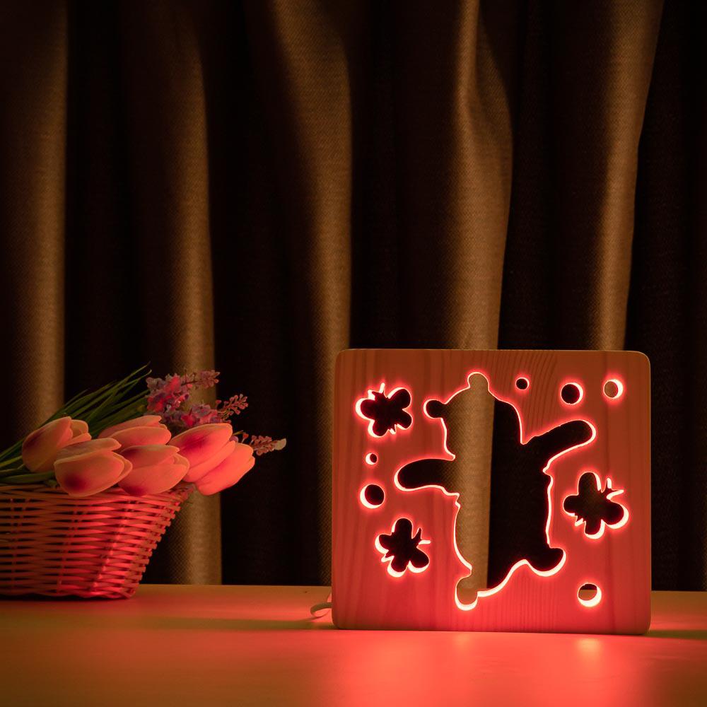 Светильник ночник ArtEco Light из дерева LED "Веселый медвеженок" с пультом и регулировкой цвета, RGB
Светильник ночник ArtEco Light из дерева LED "Веселый медвеженок" с пультом и регулировкой цвета, RGB