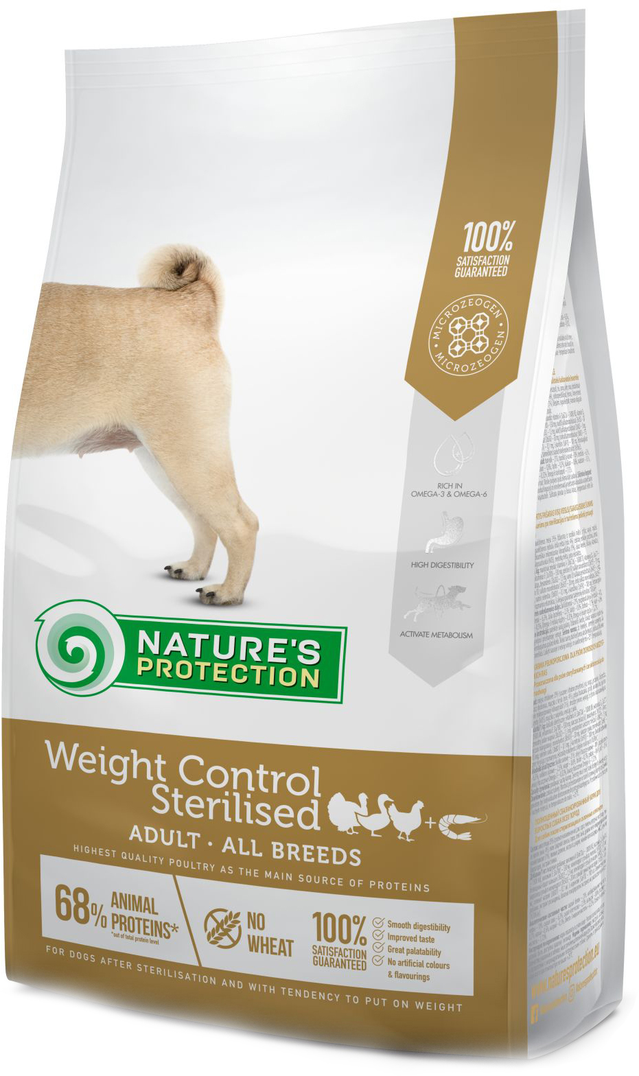Сухой корм для стерилизованных собак Nature's Protection Weight Control Sterilised Adult all breeds 4 кг
Сухой корм для стерилизованных собак Nature's Protection Weight Control Sterilised Adult all breeds 4 кг