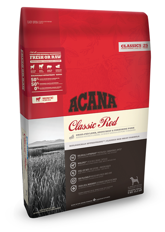 Acana Classic Red, корм для собак всех пород и возрастов, ягненок, говядина и свинина, 11.4 кг.
Acana Classic Red, корм для собак всех пород и возрастов, ягненок, говядина и свинина, 11.4 кг.