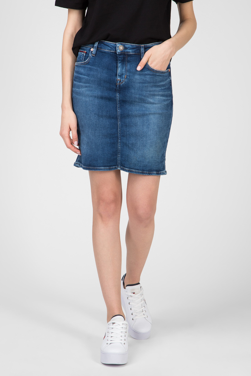 Женская синяя джинсовая юбка CLASSIC Tommy Hilfiger 27 DW0DW07737 
Женская синяя джинсовая юбка CLASSIC Tommy Hilfiger 27 DW0DW07737