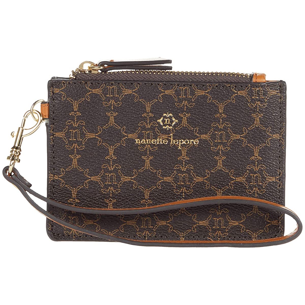 Кошелек Nanette Lepore Top Zip Card Case Wristlet Strap Chocolate Logo, Универсальный
Кошелек Nanette Lepore Top Zip Card Case Wristlet Strap Chocolate Logo, Универсальный