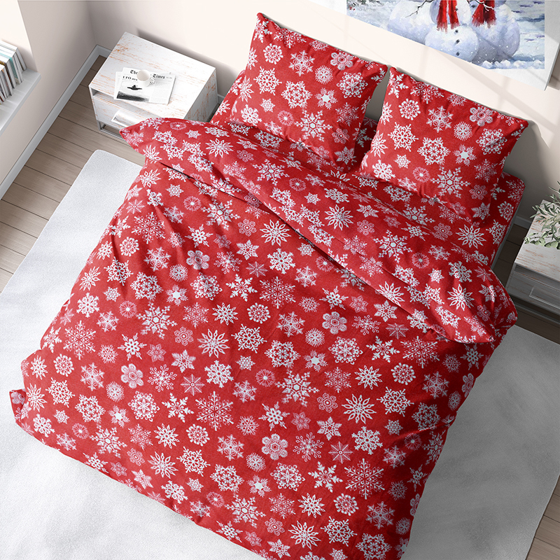 Комплект постельного белья из фланели полуторный Snowflakes Red Красный TT2504-a-p
Комплект постельного белья из фланели полуторный Snowflakes Red Красный TT2504-a-p