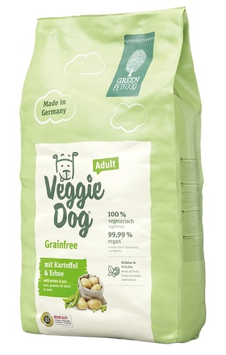 Вегетарианский корм для собак с картофелем и горохом Green Petfood Veggie dog Adult Graifree 900 г Green Pet Food BGL-GF-03
Вегетарианский корм для собак с картофелем и горохом Green Petfood Veggie dog Adult Graifree 900 г Green Pet Food BGL-GF-03
