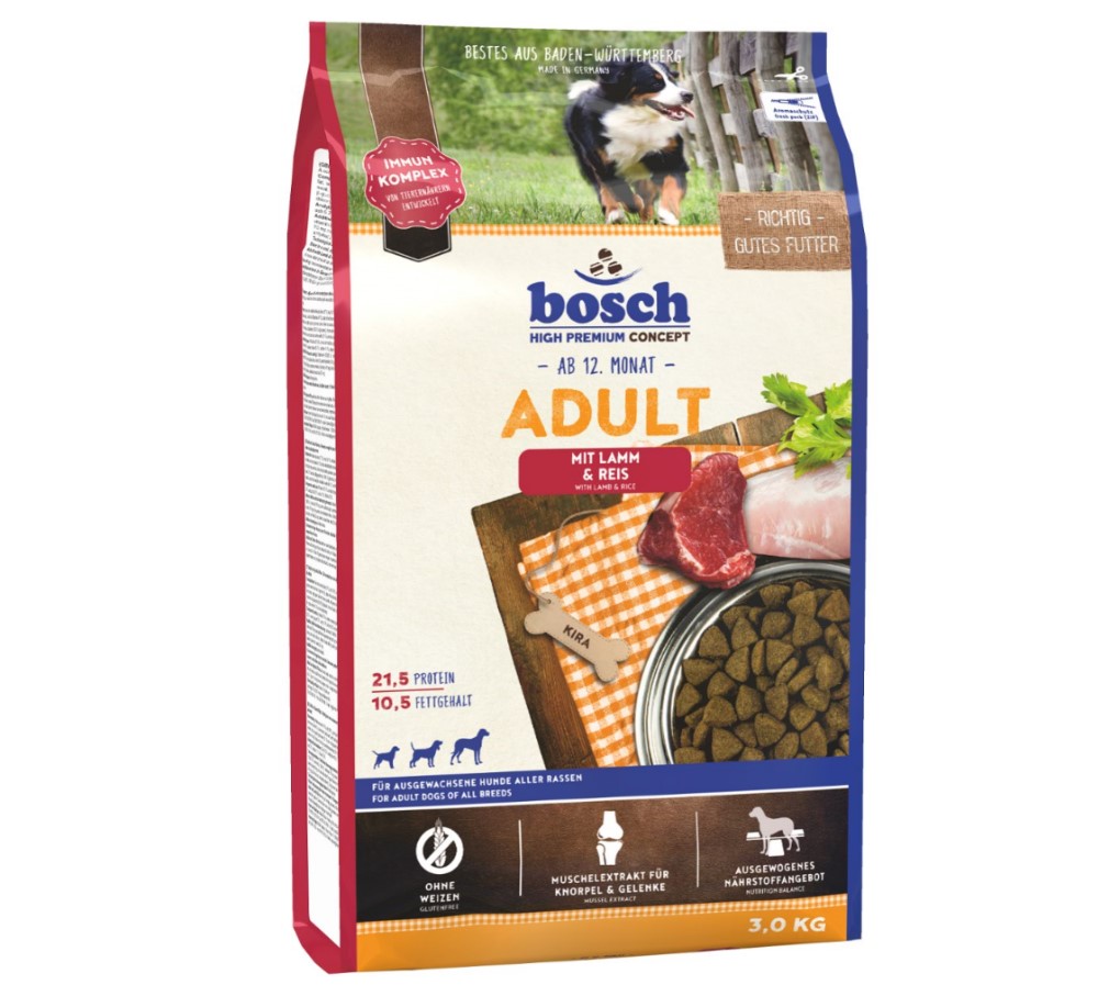 Сухой корм для собак с ягненком и рисом Bosch Adult Lamb & Rice 3 кг Bosch BGL-BO-41
Сухой корм для собак с ягненком и рисом Bosch Adult Lamb & Rice 3 кг Bosch BGL-BO-41