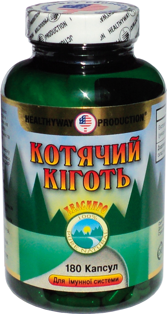 Натуральная добавка Healthyway Production Кошачий Коготь 180 капсул (616659000355)
Натуральная добавка Healthyway Production Кошачий Коготь 180 капсул (616659000355)