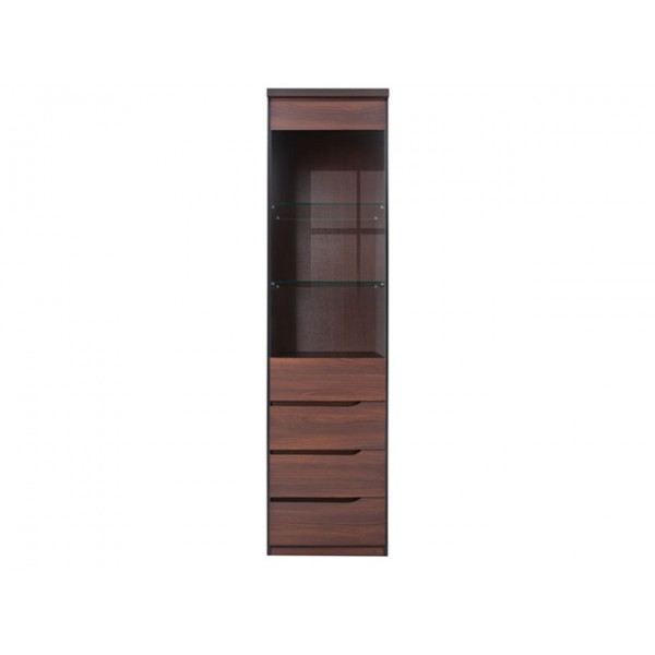 Витрина однодверная Джули REG1W3SР/520*2000*400 (с подсветкой) из ДСП цвет Акацыя мали бронза Gerbor Holding
Витрина однодверная Джули REG1W3SР/520*2000*400 (с подсветкой) из ДСП цвет Акацыя мали бронза Gerbor Holding