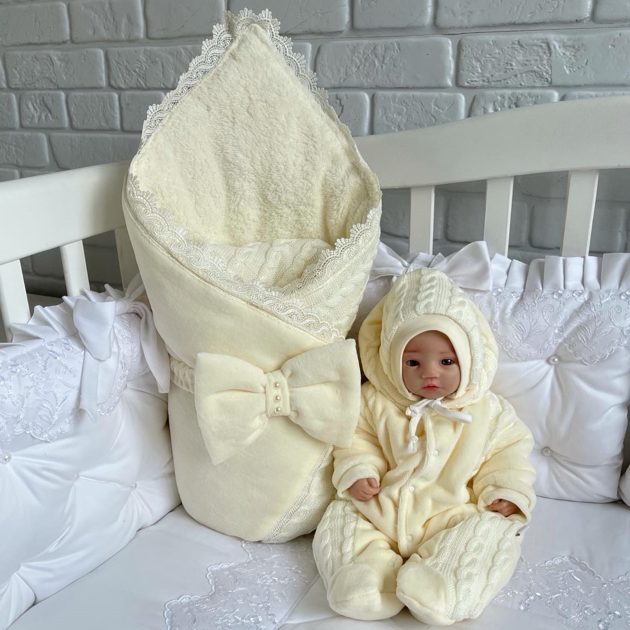 Комплект на выписку зимний Lari Косичка комби 56 голубой
Комплект на выписку зимний Lari Косичка комби 56 голубой