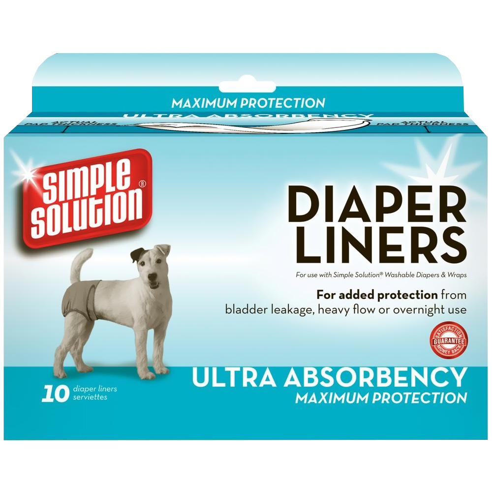 "Disposable Diaper Linder-Heavy Flow" - влагопоглощающие гигиенические прокладки для животных 10 шт Simple Solution BGL-SS-33
"Disposable Diaper Linder-Heavy Flow" - влагопоглощающие гигиенические прокладки для животных 10 шт Simple Solution BGL-SS-33