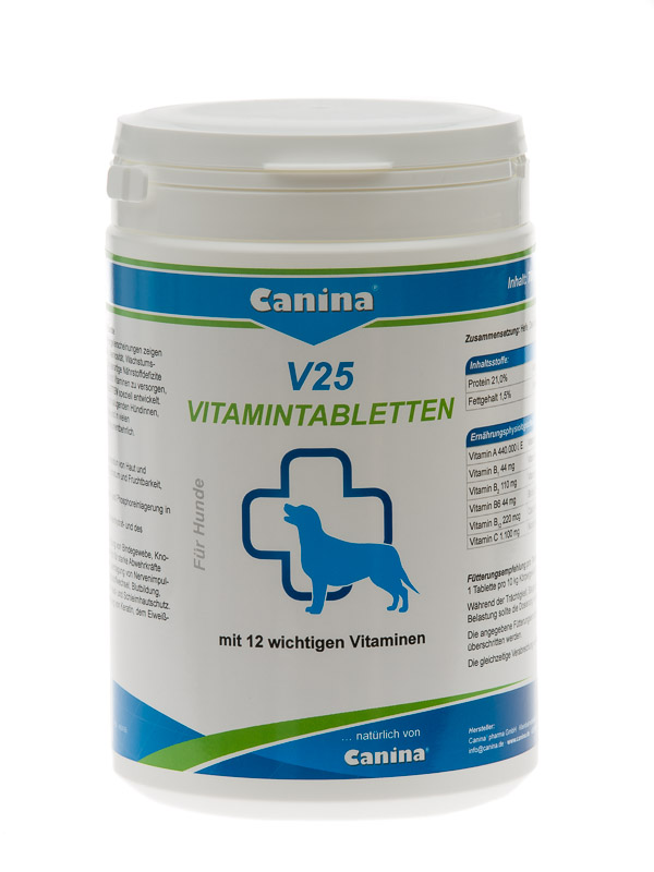 Витаминный комплекс для собак "V25 Vitamintabletten" 210 таблеток Canina BGL-CN-80
Витаминный комплекс для собак "V25 Vitamintabletten" 210 таблеток Canina BGL-CN-80