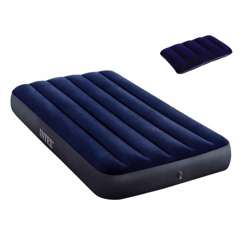 Надувной матрас Intex Intex 64757-1 Classic Downy одноместный с подушкой (99х191х25) синий (in-64757-1)
Надувной матрас Intex Intex 64757-1 Classic Downy одноместный с подушкой (99х191х25) синий (in-64757-1)
