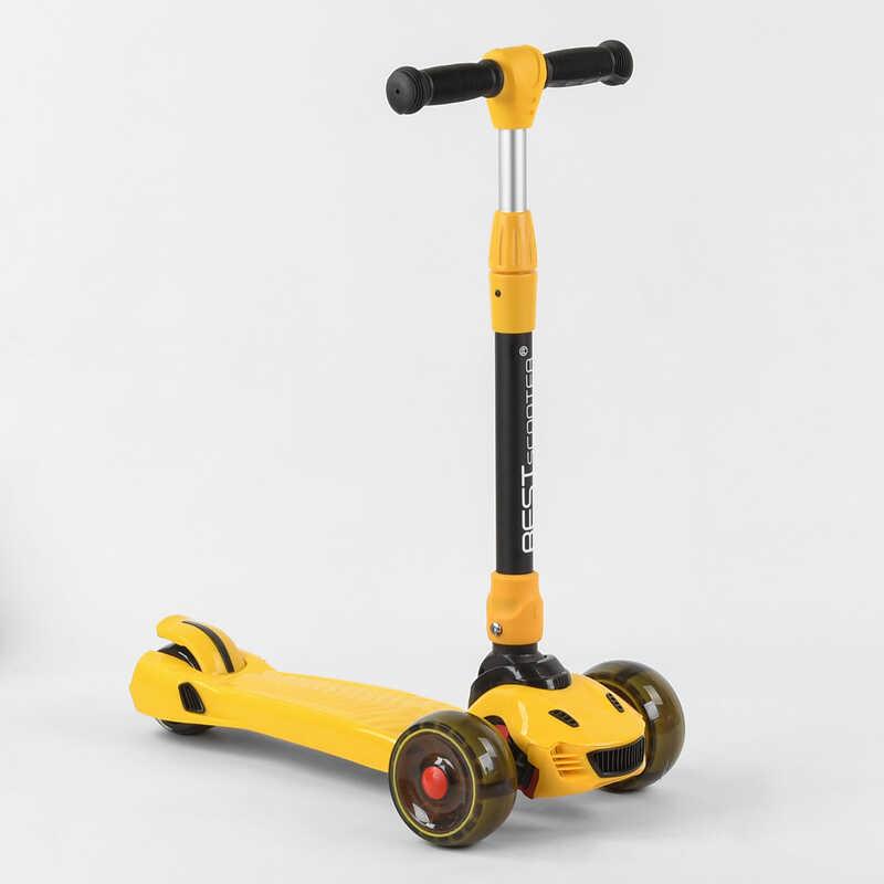 Самокат трехколесный Best Scooter CR-62111 MAXI ЖЕЛТЫЙ, складной алюминиевый руль, 3 колеса PU со светом, d=12 см
Самокат трехколесный Best Scooter CR-62111 MAXI ЖЕЛТЫЙ, складной алюминиевый руль, 3 колеса PU со светом, d=12 см