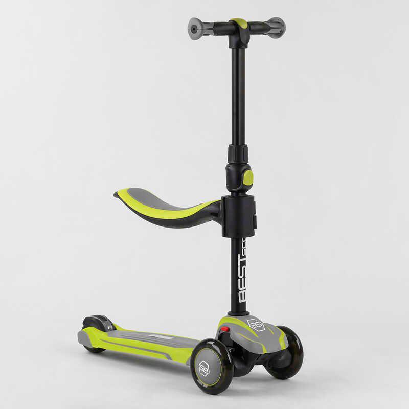 Самокат трехколесный Best Scooter JS-20815 с сидением, алюминиевый руль, 3 колеса PU со светом, d=12 см
Самокат трехколесный Best Scooter JS-20815 с сидением, алюминиевый руль, 3 колеса PU со светом, d=12 см