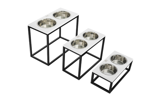 Миски на подставке Dinner White wood + Black XXL40 (64x32x40cm высота/ Миски 2,6л / Диаметр 24 см) Harley & Cho BGL-HL-754
Миски на подставке Dinner White wood + Black XXL40 (64x32x40cm высота/ Миски 2,6л / Диаметр 24 см) Harley & Cho BGL-HL-754