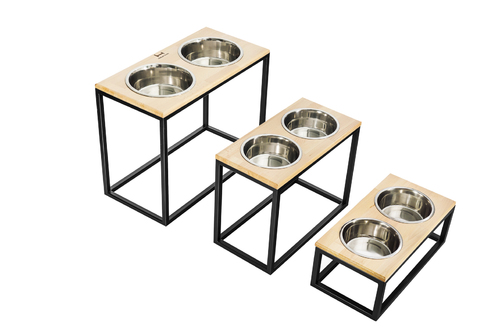Миски на подставке Dinner Natural wood + Black XL20 (52x26x20cm высота/ Миски 1,8л / Диаметр 20 см) Harley & Cho BGL-HL-744
Миски на подставке Dinner Natural wood + Black XL20 (52x26x20cm высота/ Миски 1,8л / Диаметр 20 см) Harley & Cho BGL-HL-744