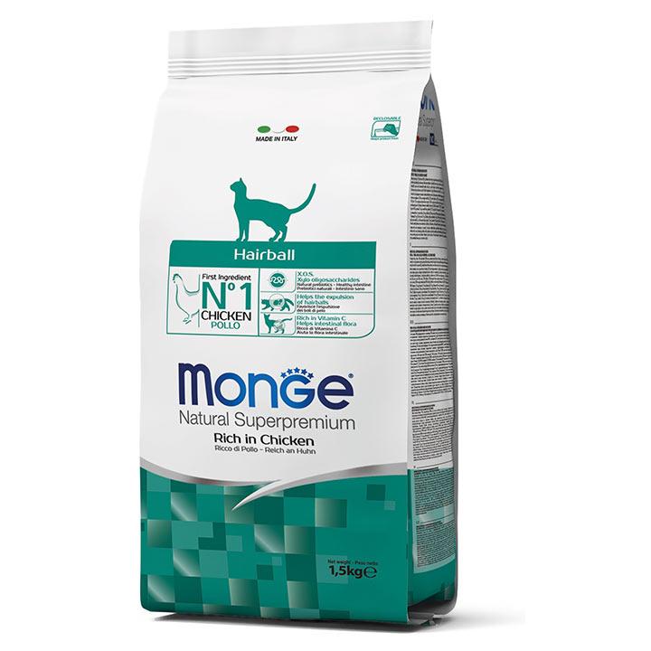 Сухой корм Monge CAT Hairball Adult для взрослых кошек всех пород для выведения шерсти из желудка (курица) 1.5 кг
Сухой корм Monge CAT Hairball Adult для взрослых кошек всех пород для выведения шерсти из желудка (курица) 1.5 кг