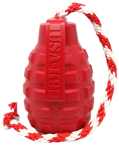 Игрушка для собак USA-K9 GRENADE DURABLE RUBBER CHEW TOY, TREAT DISPENSER, REWARD TOY, TUG TOY, AND RETRIEVING TOY - RED M 9.1 x 6 см SodaPup BGL-SD-45
Игрушка для собак USA-K9 GRENADE DURABLE RUBBER CHEW TOY, TREAT DISPENSER, REWARD TOY, TUG TOY, AND RETRIEVING TOY - RED M 9.1 x 6 см SodaPup BGL-SD-45