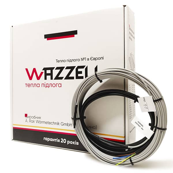 Нагревательный кабель под плитку Wazzell Eashyheat 15 м / 300 Вт / 1.5 - 2.3 м² (WZE5084)
Нагревательный кабель под плитку Wazzell Eashyheat 15 м / 300 Вт / 1.5 - 2.3 м² (WZE5084)
