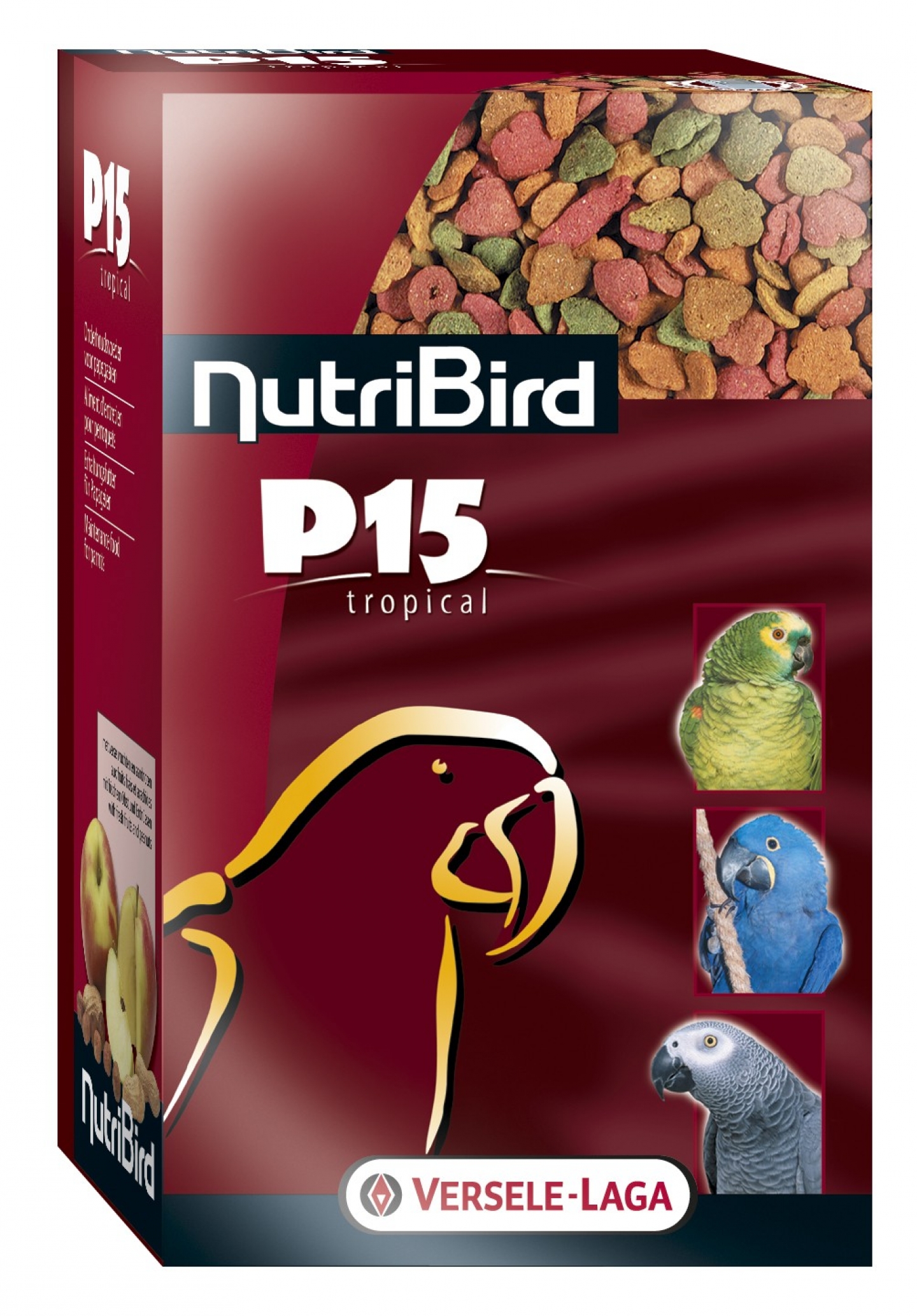 Гранулированный корм для попугаев, с орехами ТРОПИКАЛ ОРЕХИ И ФРУКТЫ NutriBird P15 Tropical 1 кг Versele-Laga BGL-VL-48
Гранулированный корм для попугаев, с орехами ТРОПИКАЛ ОРЕХИ И ФРУКТЫ NutriBird P15 Tropical 1 кг Versele-Laga BGL-VL-48