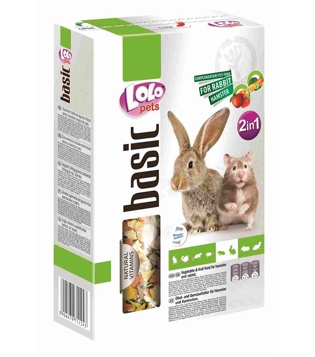 Овоще-фруктовый корм для хомяка и кролика LoLo Pets basic for Rabbit & Hamster 1,9 кг LoLo PETS BGL-LO-07
Овоще-фруктовый корм для хомяка и кролика LoLo Pets basic for Rabbit & Hamster 1,9 кг LoLo PETS BGL-LO-07