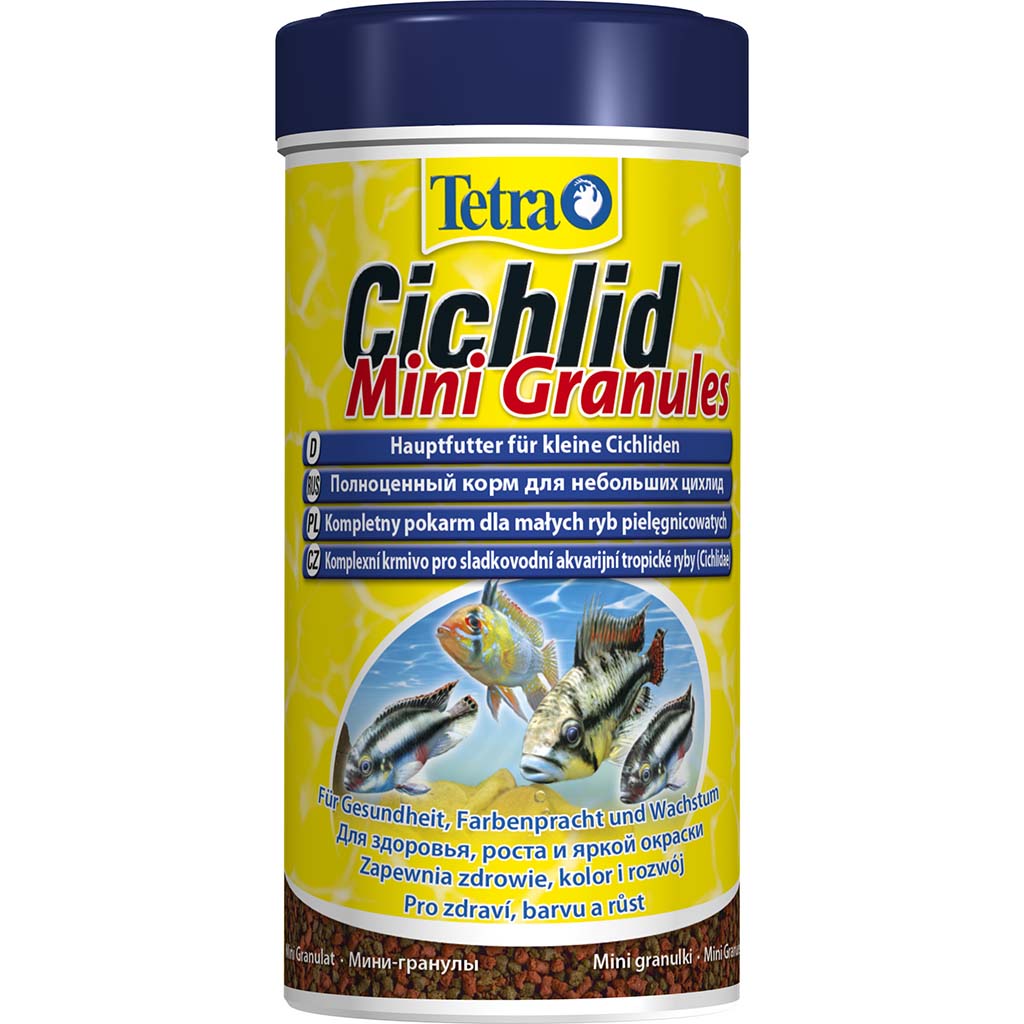 Сухой корм для цихлид в гранулах CICHLID Mini Granules Tetra 250 мл Tetra BGL-TET-654
Сухой корм для цихлид в гранулах CICHLID Mini Granules Tetra 250 мл Tetra BGL-TET-654