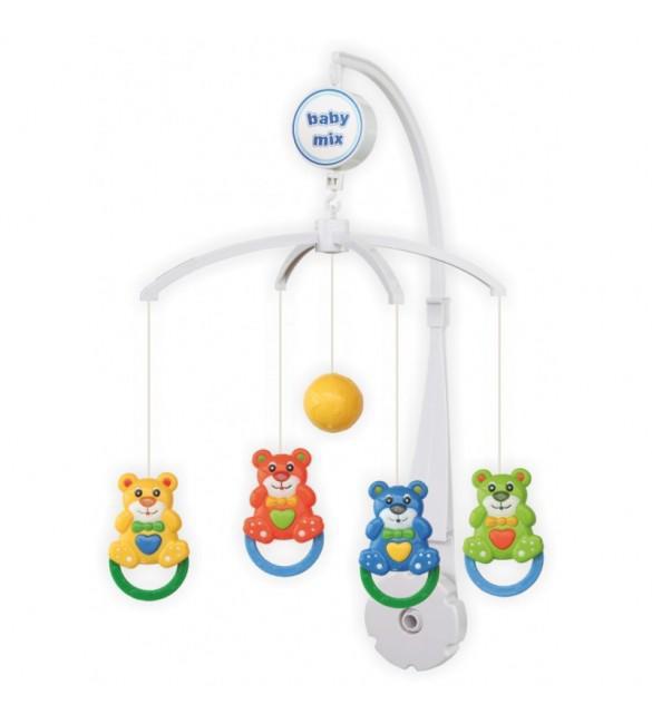 Детская музыкальная карусель механическая с пластиковыми игрушками Baby Mix Мишки 36х9,5х51,5 см, разноцветный (SK/20039В)
Детская музыкальная карусель механическая с пластиковыми игрушками Baby Mix Мишки 36х9,5х51,5 см, разноцветный (SK/20039В)
