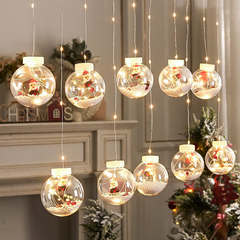 Светодиодная Гирлянда Завеска Шары с Дедом Морозом 10 шт Xmas Lights Original 3м Теплый Белый
Светодиодная Гирлянда Завеска Шары с Дедом Морозом 10 шт Xmas Lights Original 3м Теплый Белый