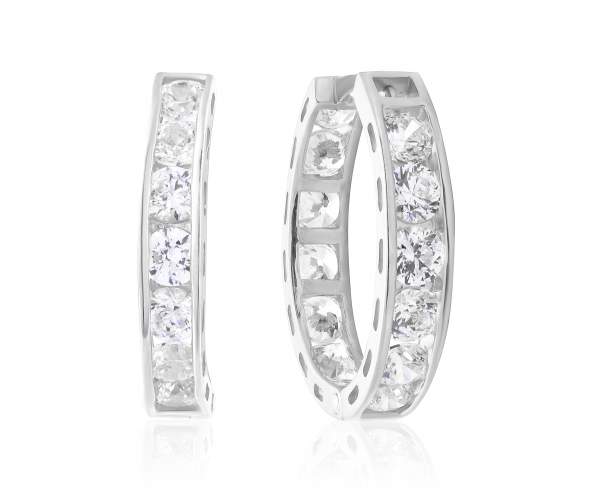 Серьги-кольца с камнями SWAROVSKI Zirconia, "Полнолуние", белое золото, С4174/1SW
Серьги-кольца с камнями SWAROVSKI Zirconia, "Полнолуние", белое золото, С4174/1SW