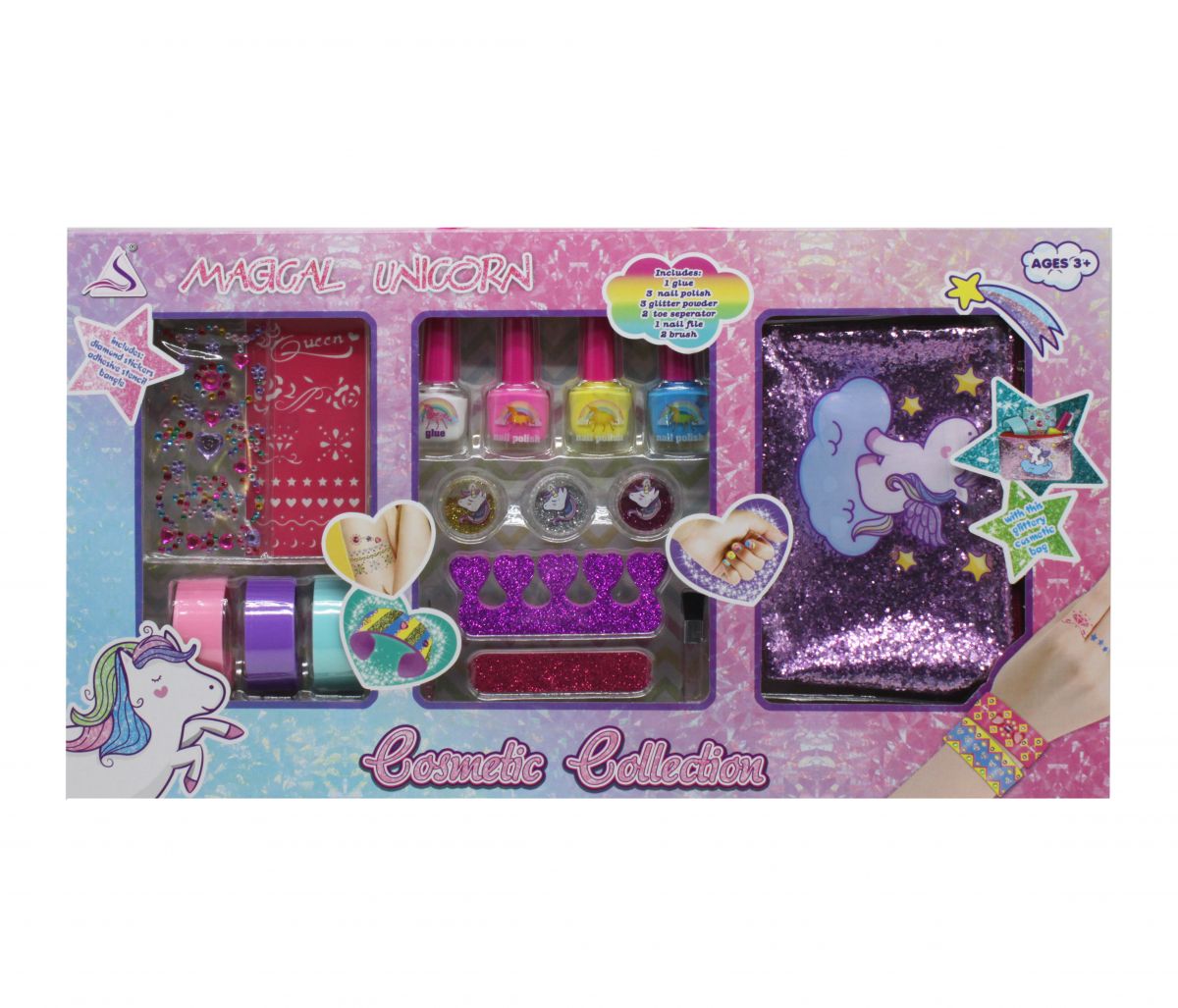 Детский набор косметики SL Magical Unicorn J1018 лаки, наклейки, с косметичкой (157020)
Детский набор косметики SL Magical Unicorn J1018 лаки, наклейки, с косметичкой (157020)