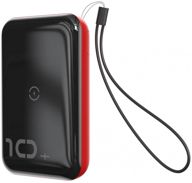Зовнішній акумулятор Baseus Mini S 10W Wireless 10000 mAh Black-Red (PPXFF10W-19)
Зовнішній акумулятор Baseus Mini S 10W Wireless 10000 mAh Black-Red (PPXFF10W-19)